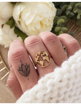 Bague acier World