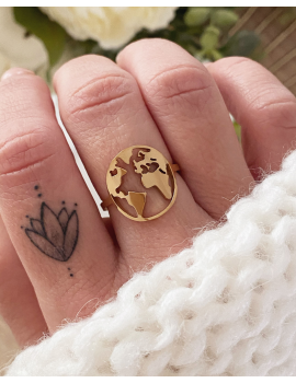 Bague acier World
