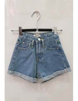 Short mom bleu - Mini Charly