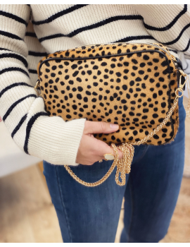 Sac cuir réversible Guépard - Aude